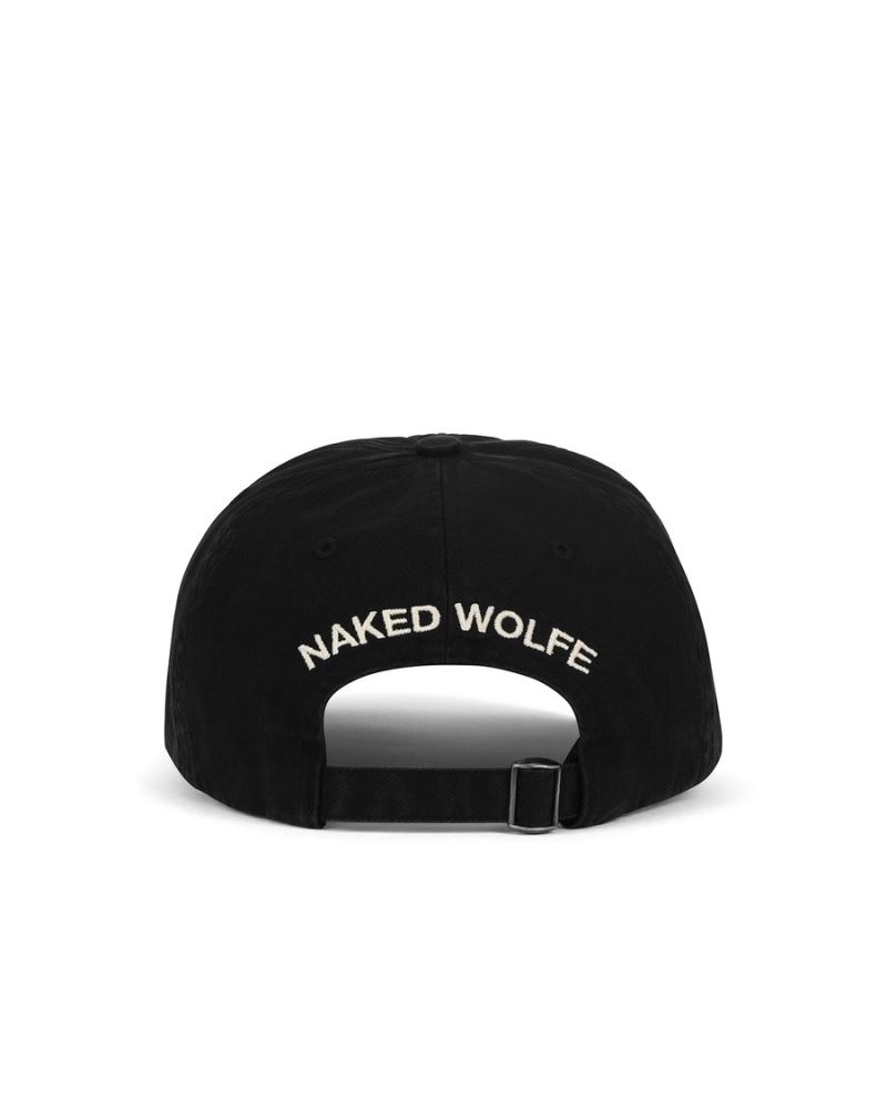 Naked Wolfe Baseball Pure Caps ανδρικα μαυρα | GREECE ERVSO3096