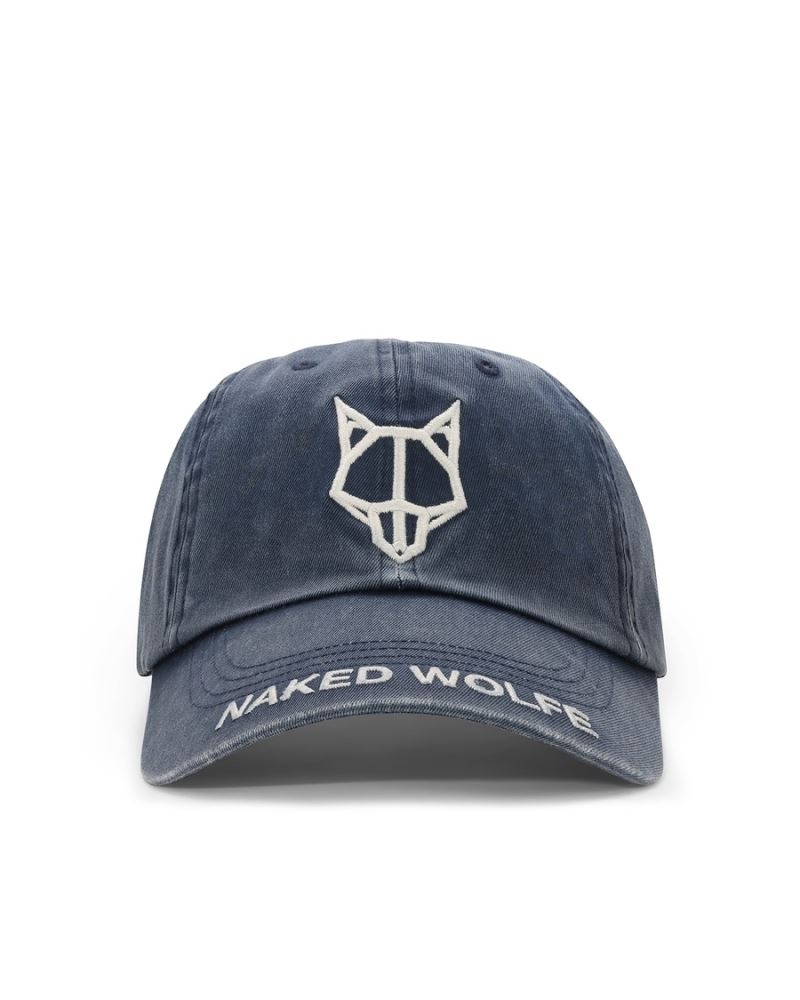 Naked Wolfe Baseball Washed Caps γυναικεια μπλε | GREECE XDTUA8365