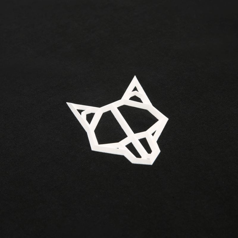 Naked Wolfe Logo Μπλουζακι ανδρικα μαυρα | GREECE QYCGN3406