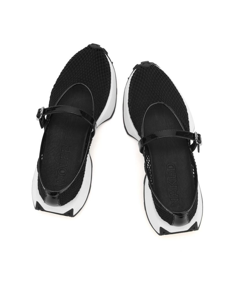 Naked Wolfe Protected Mesh Loafers γυναικεια μαυρα | GREECE KWFEL1852